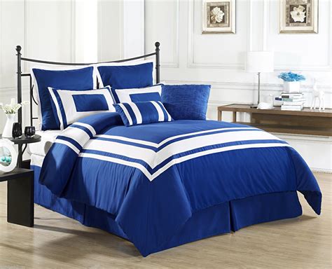 royal blue comforter