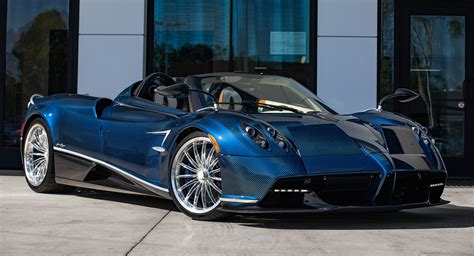 2018 Pagani Huayra Roadster Clad In Blue Carbon Is Just About Perfect ...