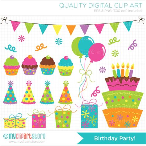 Free Cliparts Birthday Party, Download Free Cliparts Birthday Party png ...