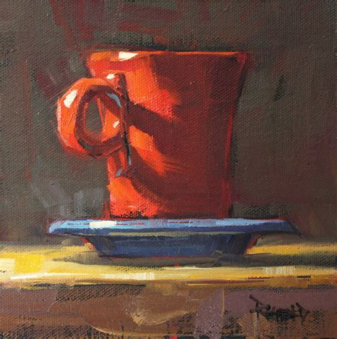 cathleen rehfeld • Daily Painting: Hot Chocolate - sold