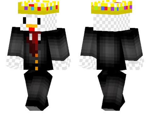 Chicken With Suit | Minecraft PE Skins