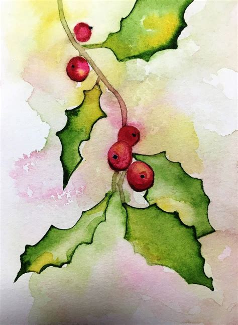 Watercolor christmas cards with chris blevins and suzi vitulli – Artofit