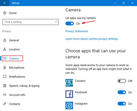 How to Enable / Disable Camera (or Webcam) in Windows 10 | Password ...