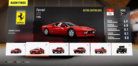 1984 Ferrari 288 GTO - Forza Horizon 2 Guide - IGN