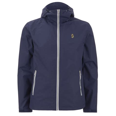 Luke 1977 Sport Men's Raleigh Luke Sport Zip Hooded Jacket - Navy Mens ...