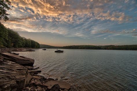 This home in Lake Wallenpaupack, PA has gorgeous views from the private ...