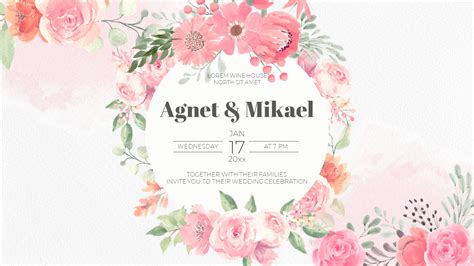 Wedding Invitation Free Google Slides Theme and PowerPoint Template