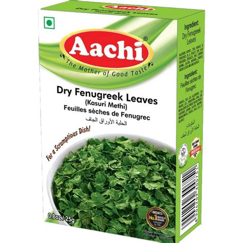 Buy Online Aachi Dry Fenugreek Leaves (Kasuri Methi) - 25 Gm - Zifiti ...