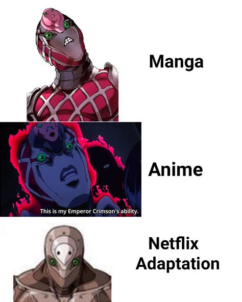 King Crimson Jojo Meme image 728832 king crimson jojo