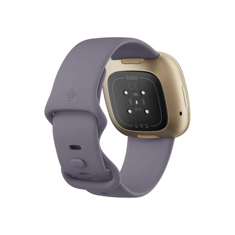 Fitbit Versa 3 Smartwatch - Aluminum (Thistle / Soft Gold) | at Mighty ...