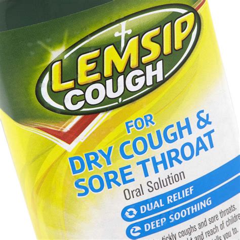 Buy Lemsip Dry Cough & Sore Throat 180ml | Chemist Direct