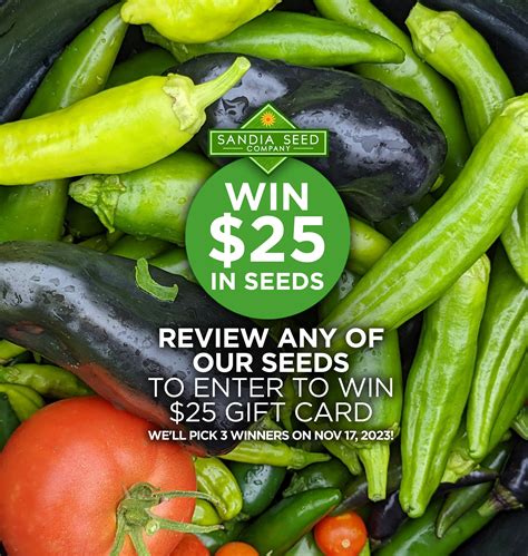 Seed Reviews Contest – Sandia Seed Company