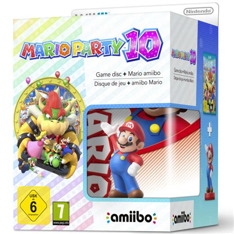 Mario Party 10 + amiibo Mario Wii U | Zavvi