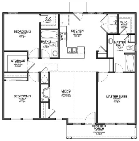 House Plans Without Hallways