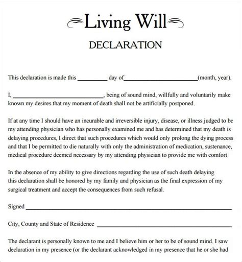 Printable Will Forms