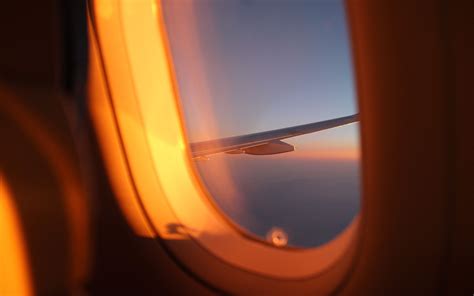 Airplane window outside sunset view 4K HD #4K #wallpaper #hdwallpaper # ...