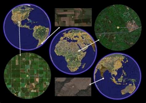 Google Earth " zoom in " views to identify a class. One preliminary ...