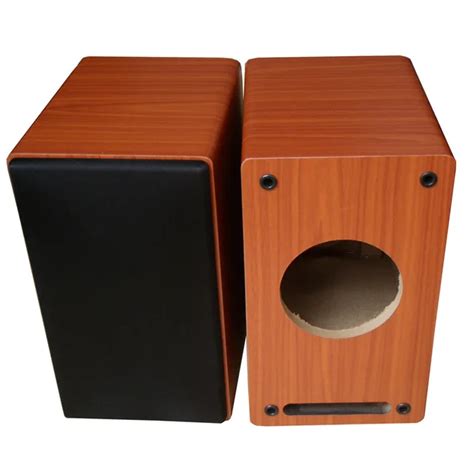 Empty 4 inch wooden speaker box passive subwoofer speaker tube amp DIY ...