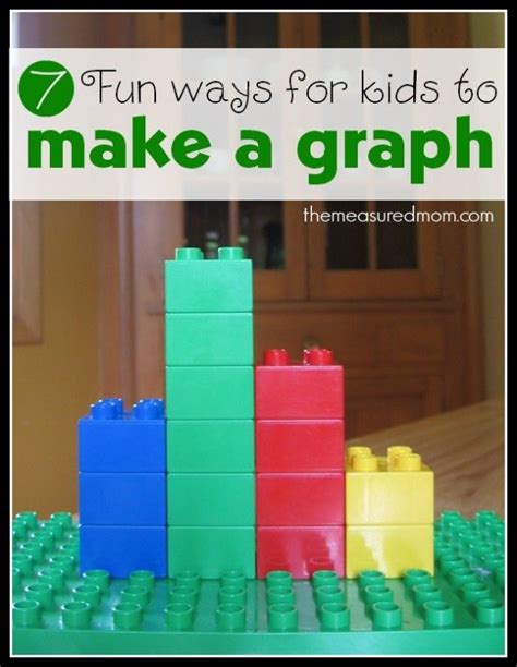 7 ways kids can learn to make a graph from The Measured Mom (I really ...