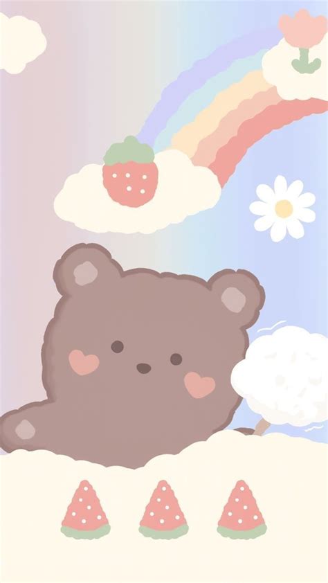 Kawaii Cute Aesthetic Bear Wallpaper / Kawaii Bear Hd Stock Images ...