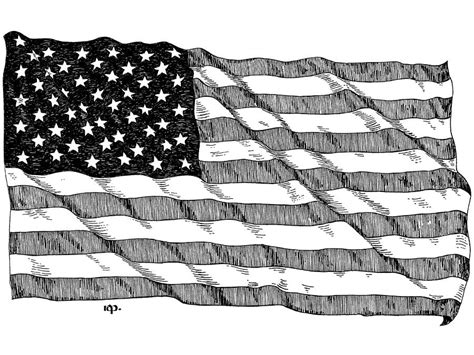 US Flag Drawing by Robert Powell - Pixels