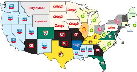 Most Popular Gas Station by State 2023