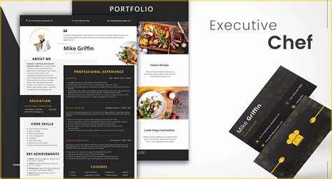 Chef Portfolio Template Free Of 9 10 Sample Professional Portfolio ...