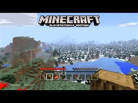 Minecraft: PS4 Edition Gameplay - YouTube