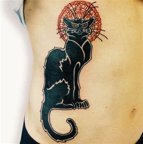 le chat noir By Jes @nicejestattoos #tattoolife#ladytattooers#inked# ...