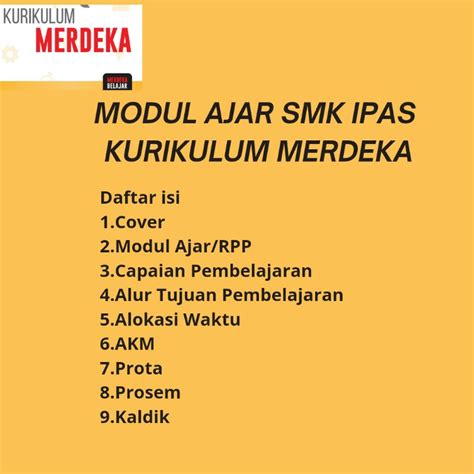 Modul Ajar Ipas Kelas X Smk Kurikulum Merdeka Pdf - IMAGESEE