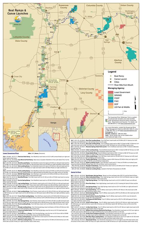 Out Paddling: Suwannee River Maps