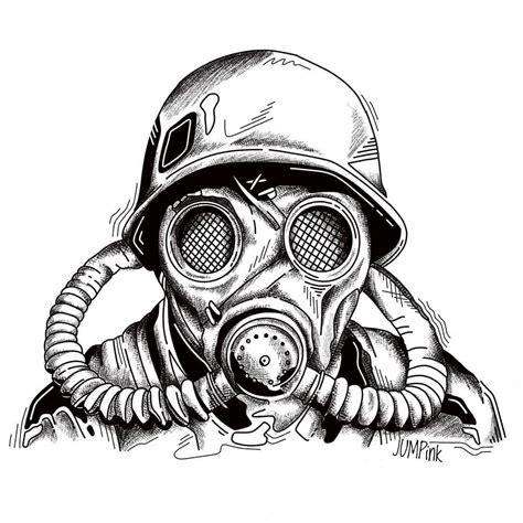 Cool Gas Mask Drawings