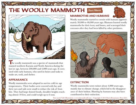 Woolly-Mammoth-Facts-For-Kids - Tim's Printables