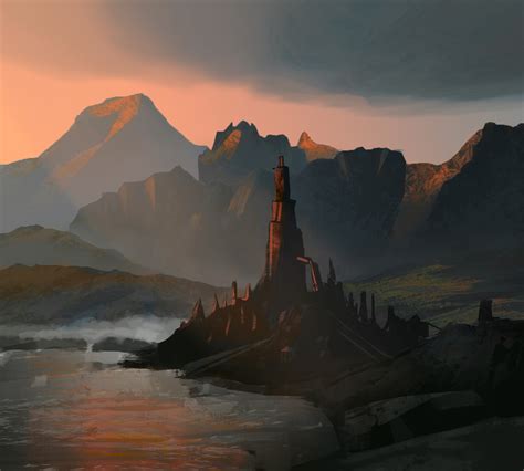 ArtStation - Lord of the rings inspired landscape