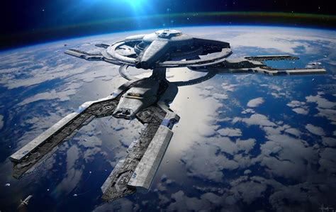 ArtStation - 'The Orville' : Space Station Design, Nick Hiatt