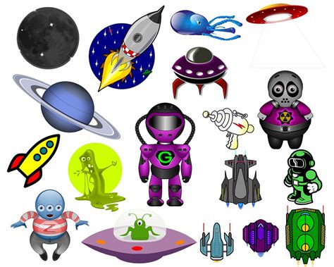 Download Space, Clip Art, Aliens. Royalty-Free Stock Illustration Image ...