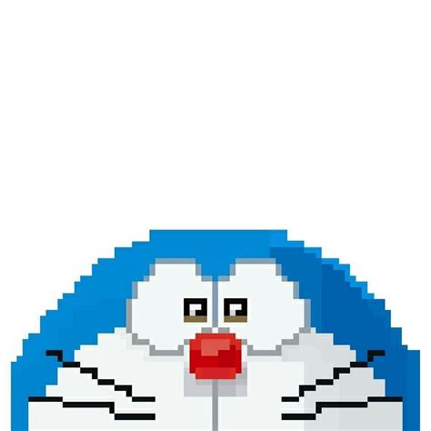 doraemon pixel art | Pixel art, Doraemon, Art