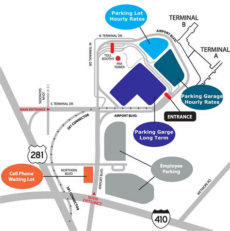 Airport Parking Map - san-antonio-airport-parking-map.jpg