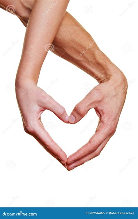 Two Hands Forming Heart Shape Royalty Free Stock Photo - Image: 28256465