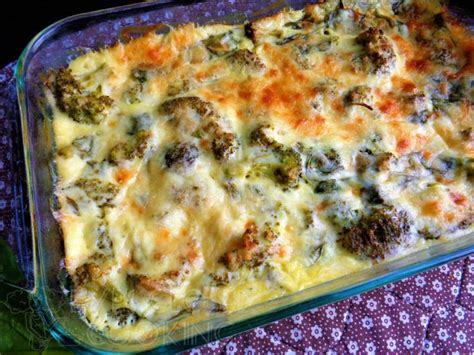 Cheesy Spinach & Broccoli Casserole - Eyes Closed Cooking