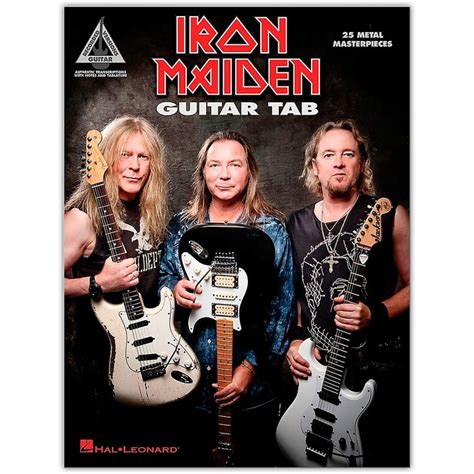 Hal Leonard Iron Maiden - Guitar Tab (25 Metal Masterpieces) Guitar ...