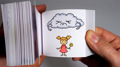 Grumpy Cloud FLIPBOOK - YouTube