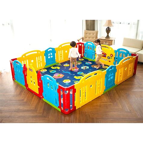 Dwinguler Large Kid's Castle Playpen x2 Extension Kit | Bed Bath ...