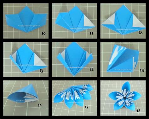 Craft Ideas for all: Kusudama Flowers in a Vase