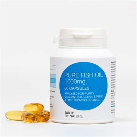 Pure Fish Oil (60) - Analysed for Purity Guaranteed Clean, Stable ...