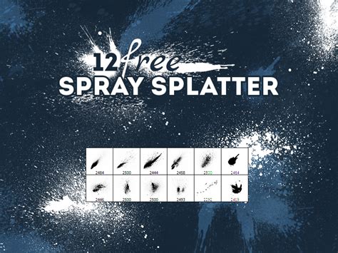 Free Spray Splatter Photoshop brushes by Dimitar Tsankov on Dribbble