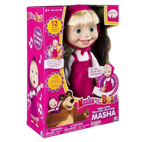 Bingua.com - Masha and the Bear - 12â€ Giggle and Play Masha ...