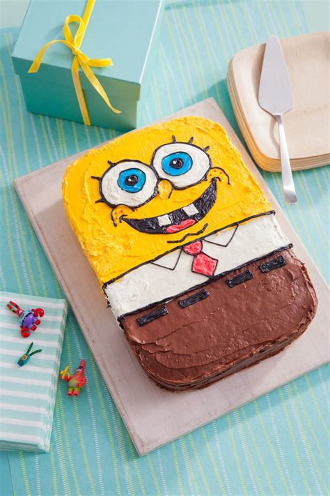 SpongeBob Birthday Cake Recipe | Nickelodeon Parents