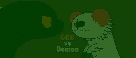 God vs Demon by KraftwerkArts on DeviantArt