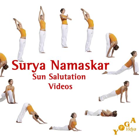 Surya Namaskar Sun Salutation - Variations for Beginners and Advanced ...